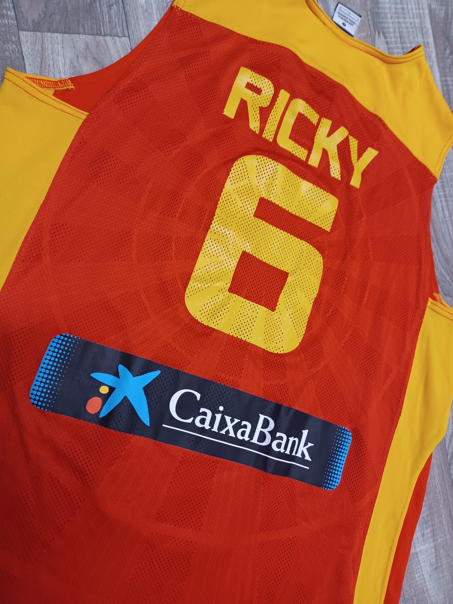 Ricky Rubio Spain Basketball Jersey Size Large