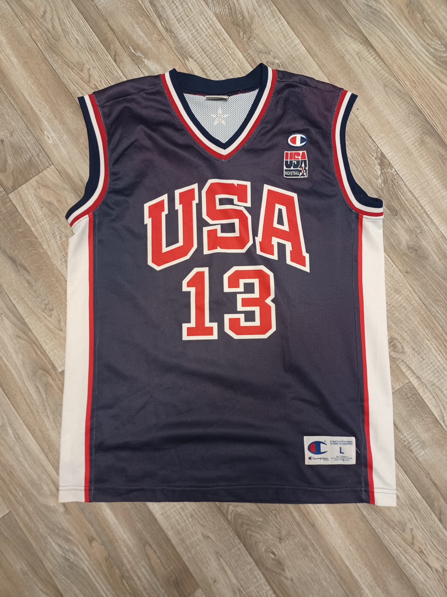 Tim Duncan Team USA Jersey Size Large
