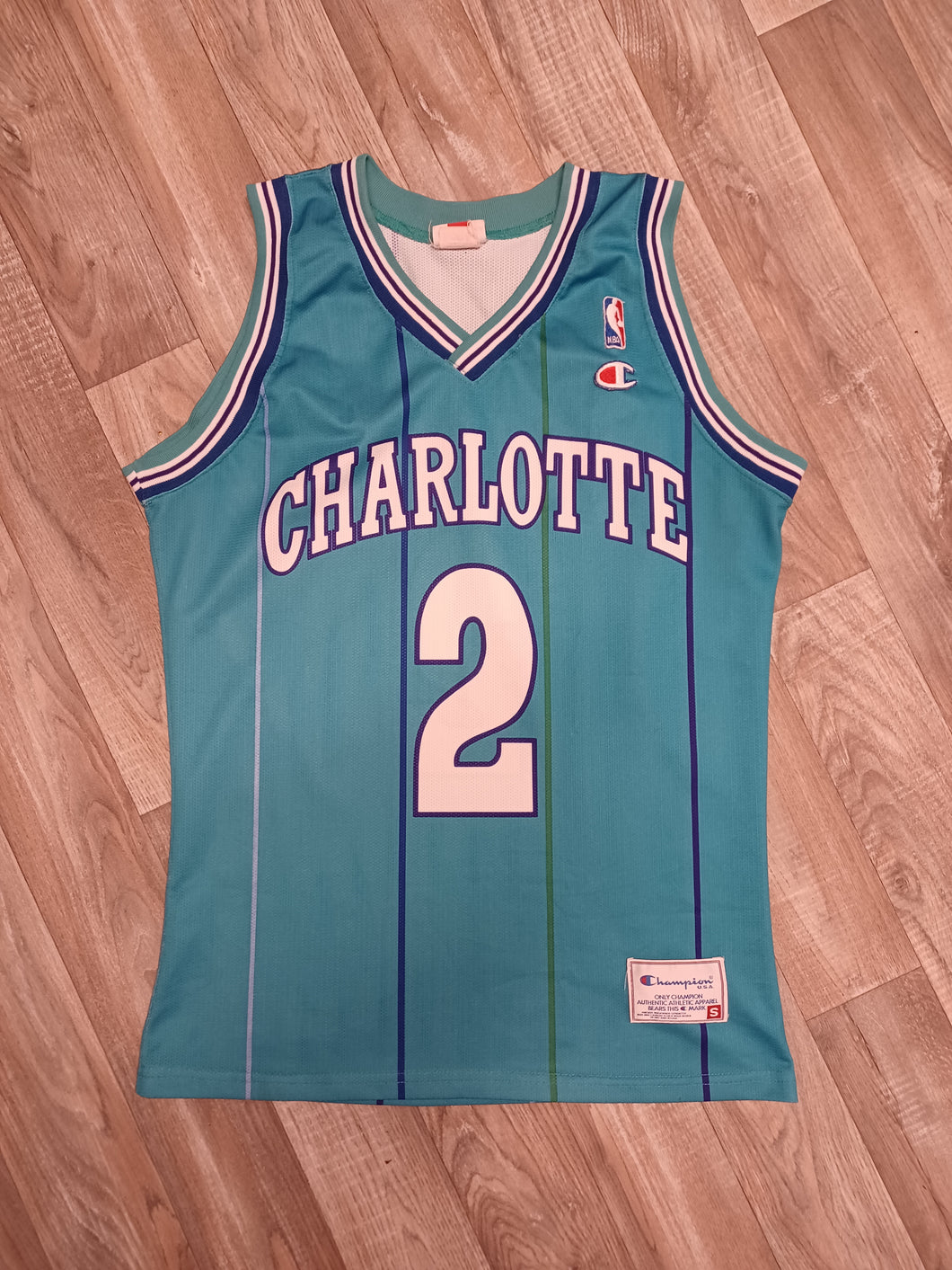 Charlotte hornets cheap larry johnson jersey