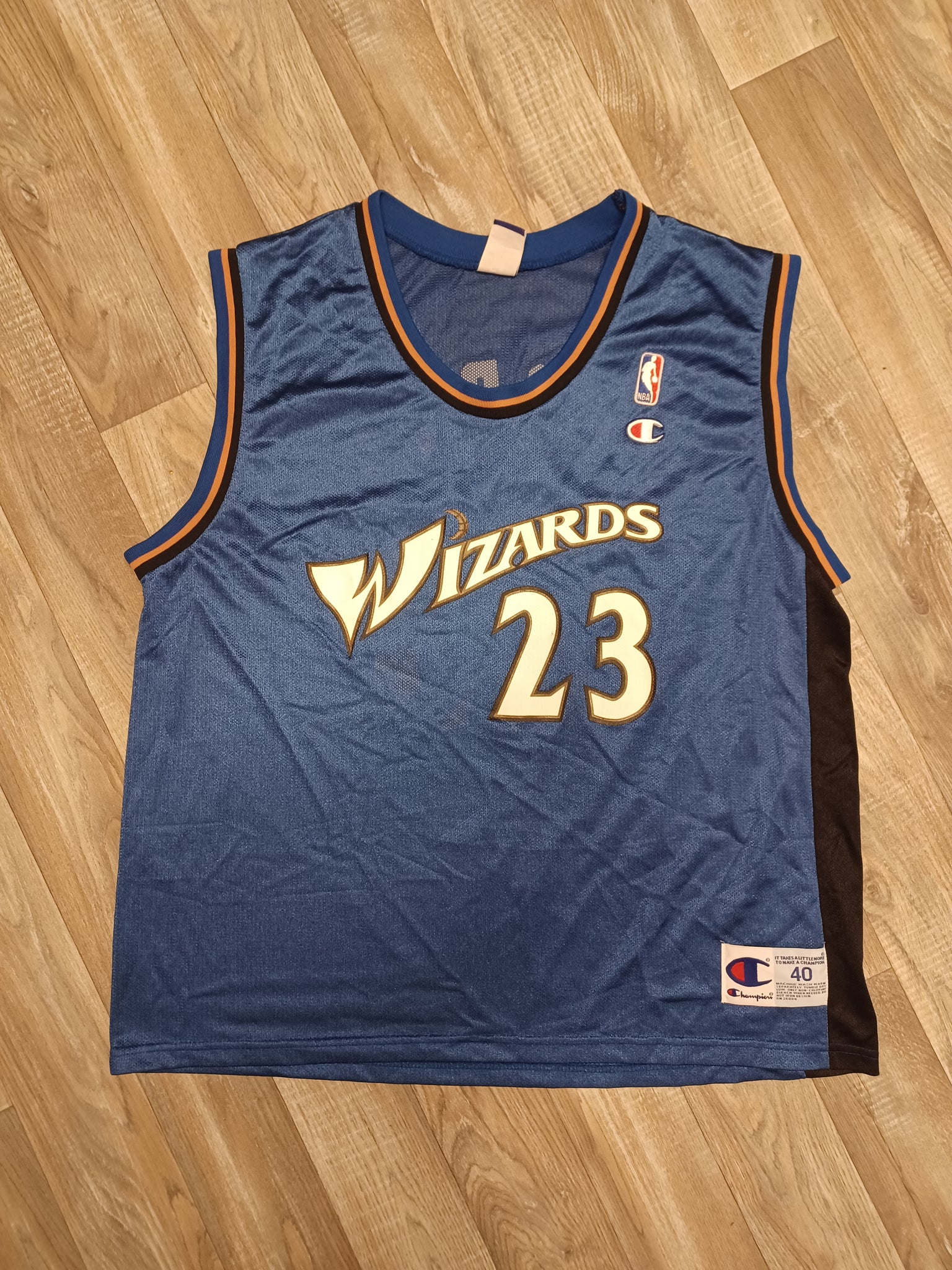 2001 Michael Jordan Washington Wizards Champion NBA Jersey Size 40 Medium –  Rare VNTG