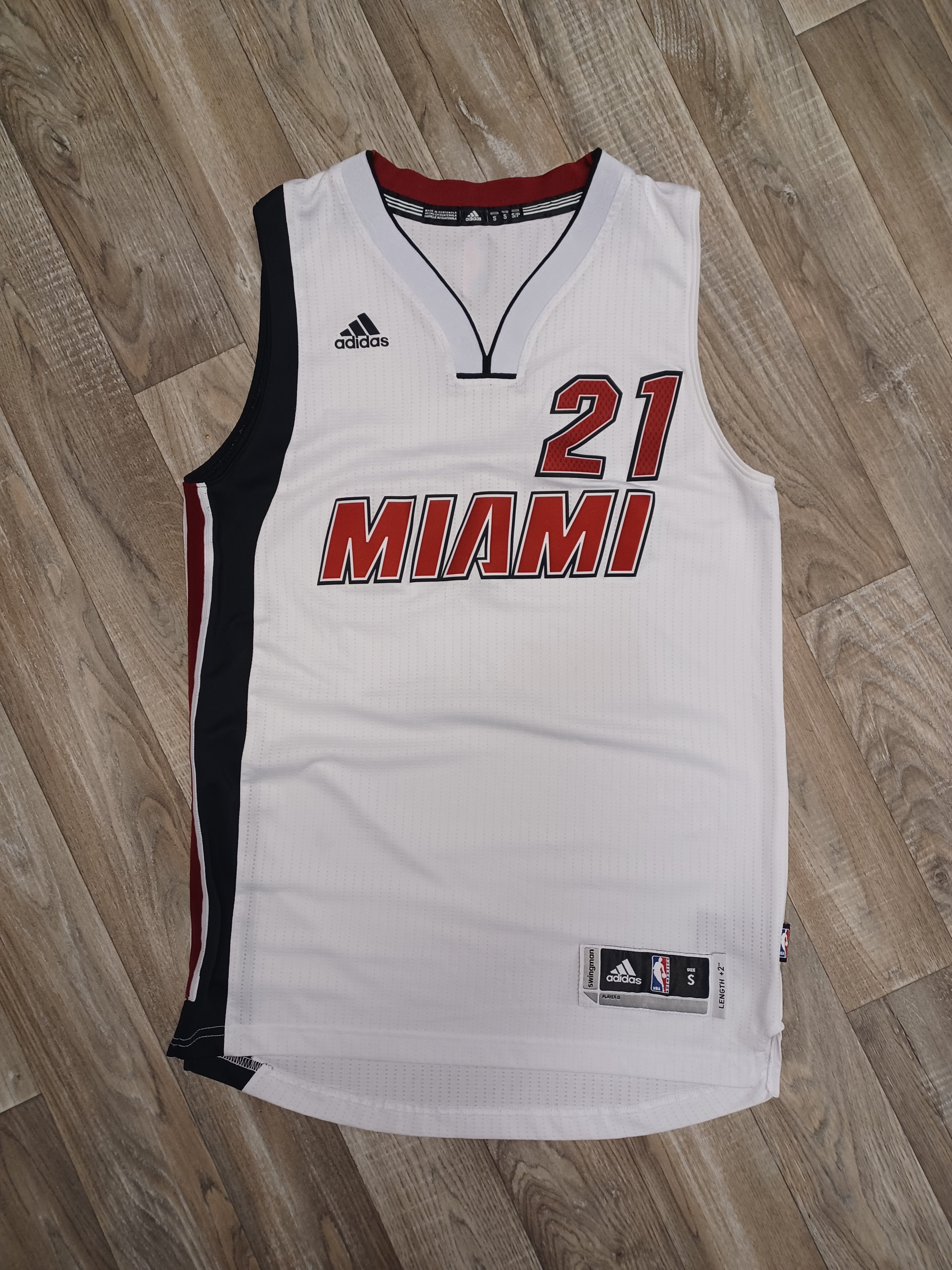 Hassan Whiteside Miami Heat Jersey Size Smapl The Throwback Store