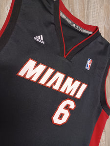 Adidas Lebron James Limited Edition Miami Heat Jersey Youth Medium