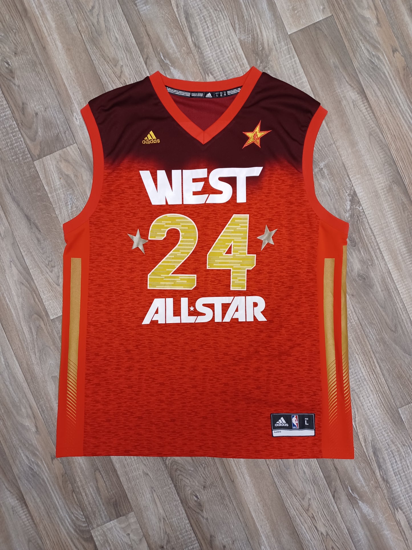 Kobe Bryant NBA All Star 2012 Jersey Size Large
