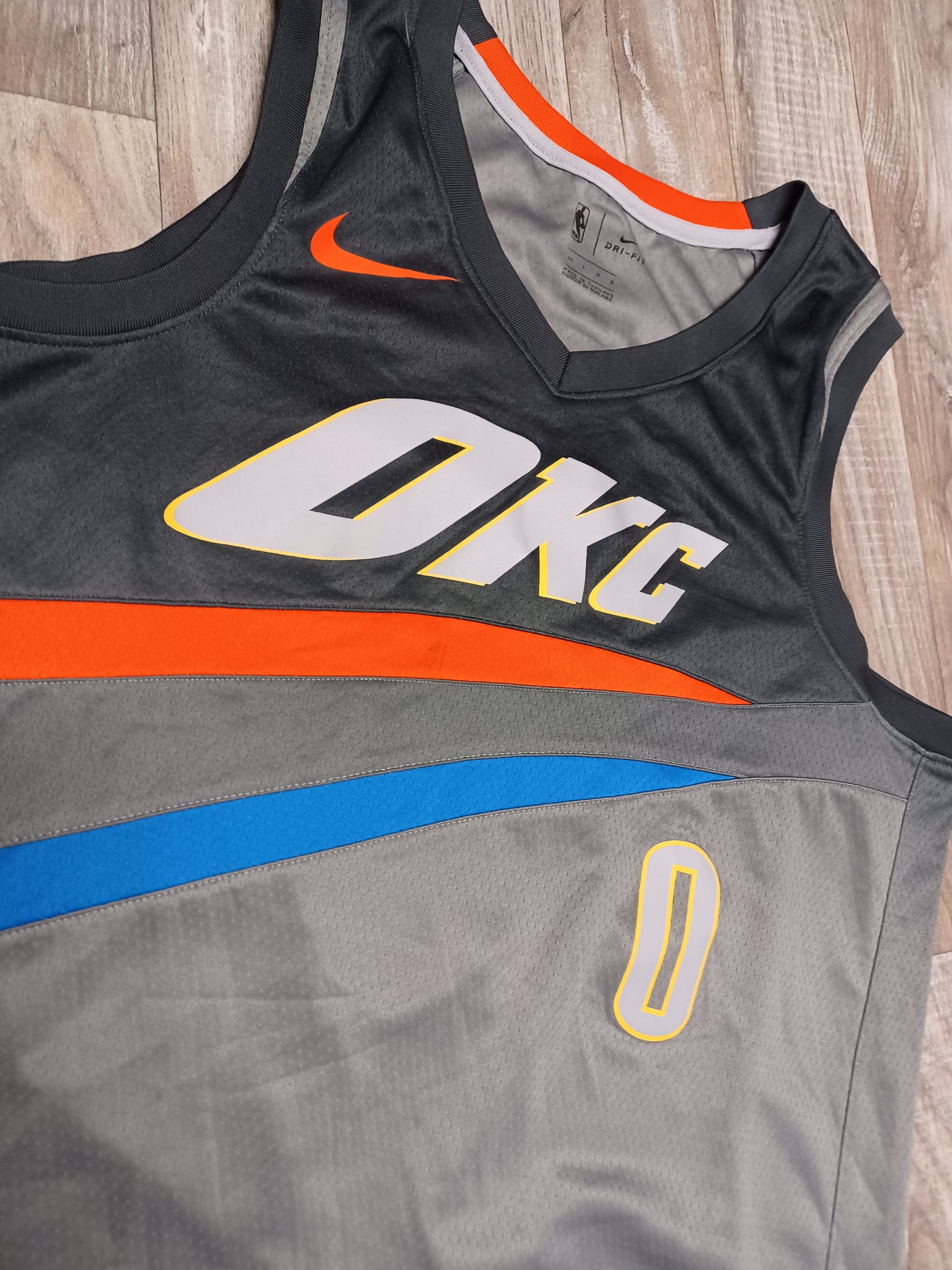 Okc cheap gray jersey