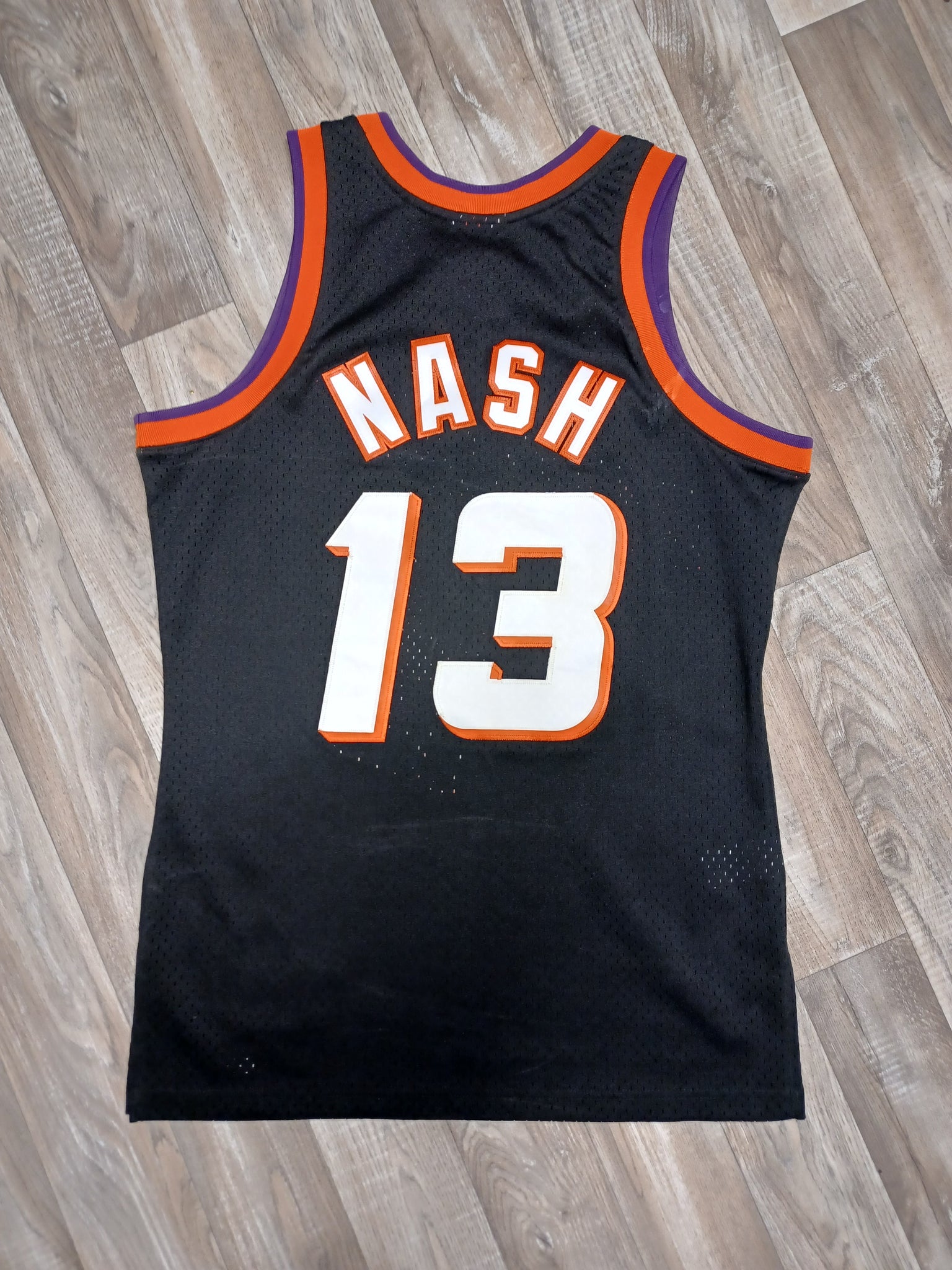 Black steve clearance nash suns jersey