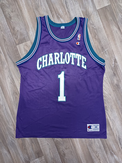 Muggsy Bogues Charlotte Hornets Jersey Size XL