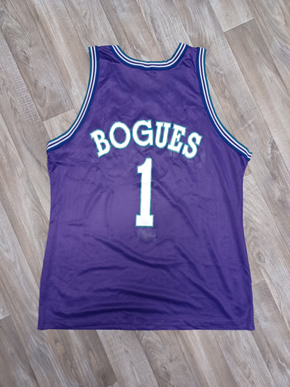 Muggsy Bogues Charlotte Hornets Jersey Size XL