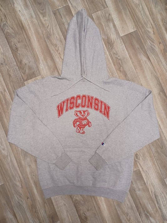 Wisconsin Badgers Sweater Hoodie Size Medium