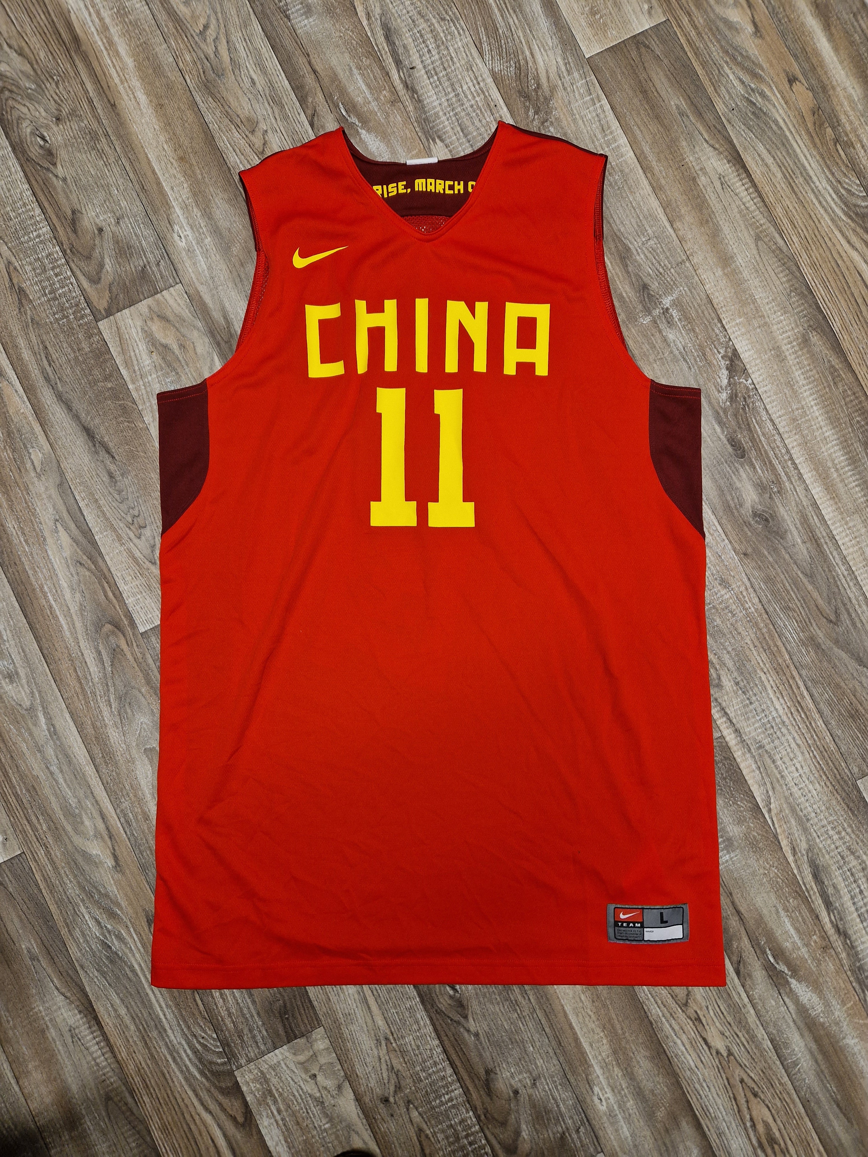 Yi JianLian China Basketball Jersey Size Large The Throwback Store