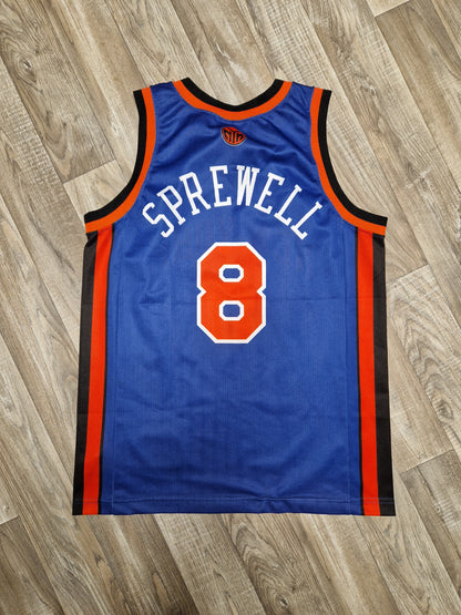 Latrell Sprewell New York Knicks Jersey Size Small