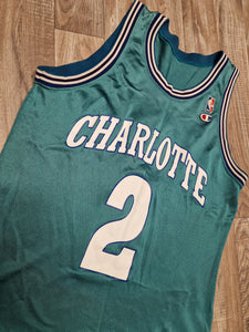 Larry Johnson Charlotte Hornets Jersey Size Large