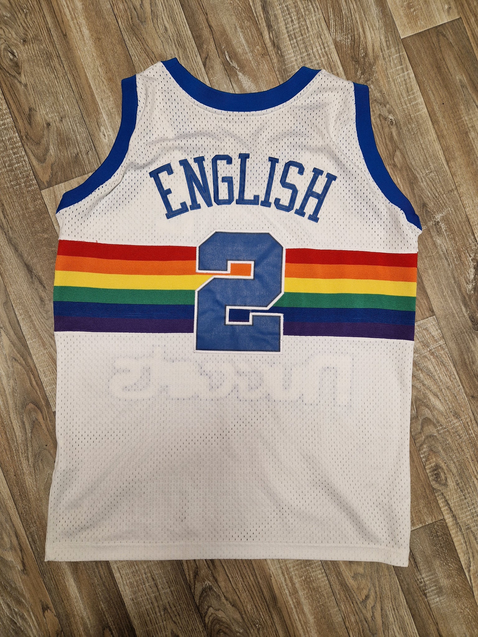 🏀 Alex English Denver Nuggets Jersey Size Medium – The Throwback Store 🏀