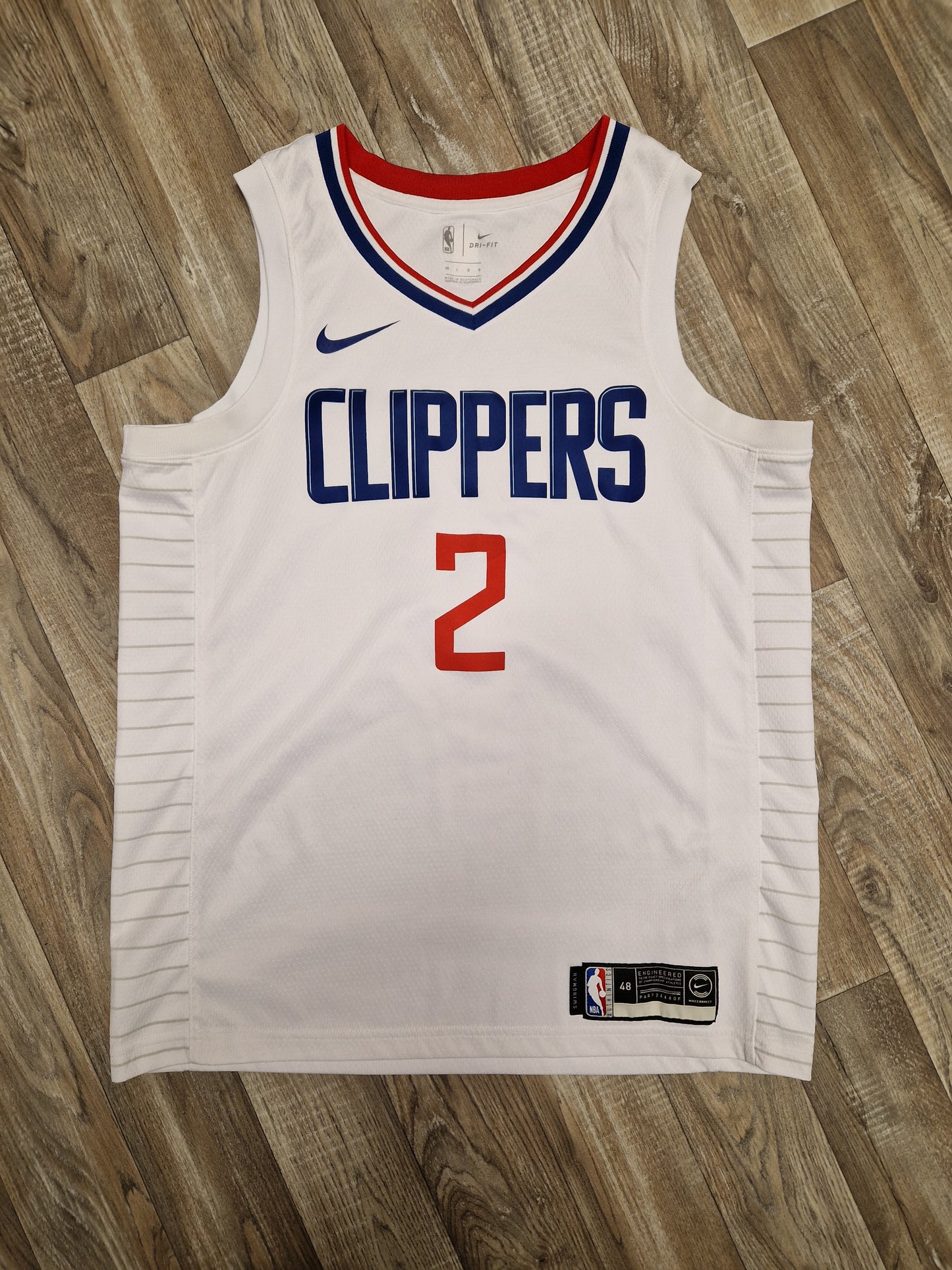 Kawhi Leonard Los Angeles Clippers Jersey Size Large