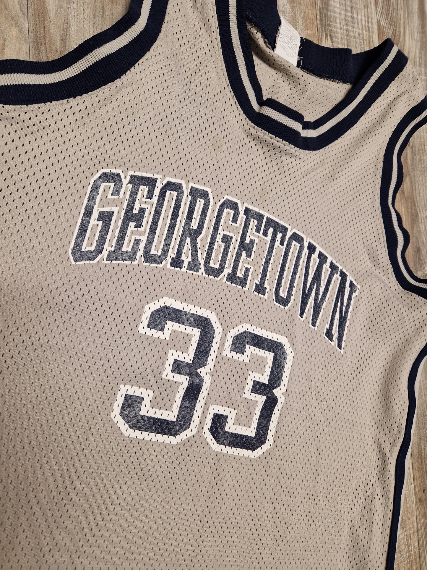 Alonzo Mourning Authentic Georgetown Hoyas Jersey Size Large