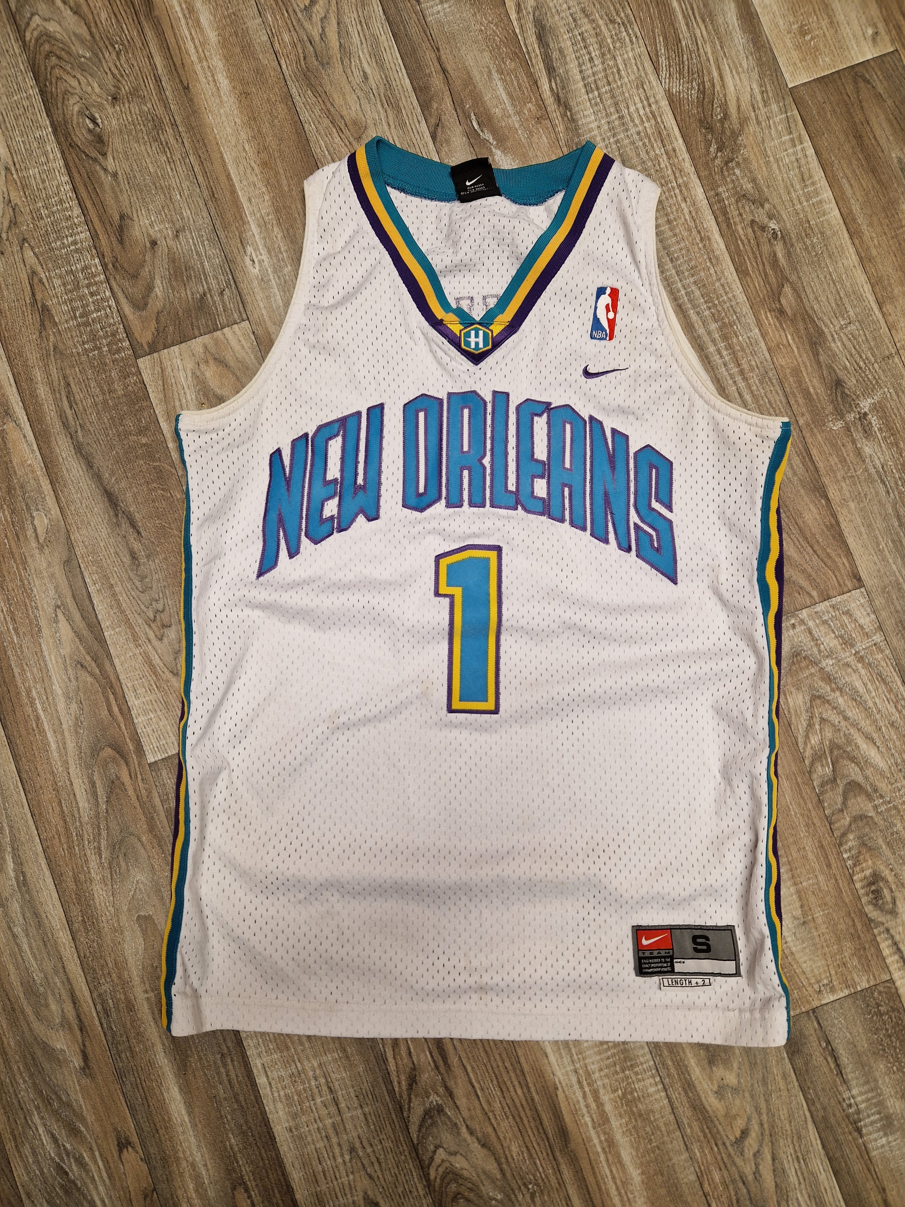 Baron Davis New Orleans Hornets Jersey Size Small The Throwback Store