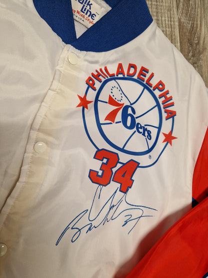 Charles Barkley Philadelphia 76ers Jacket Size Large