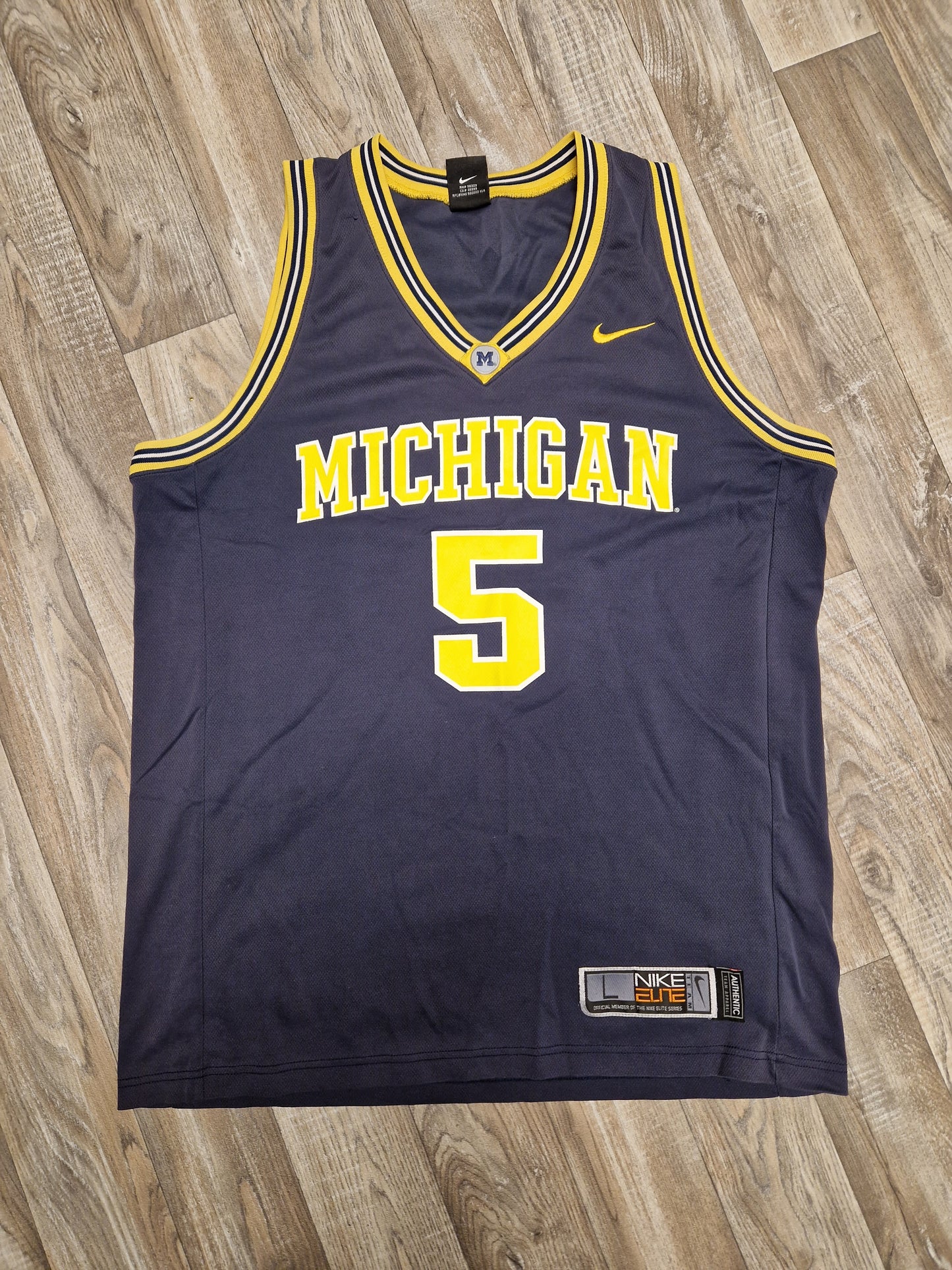 Jalen Rose Michigan Wolverines Jersey Size Large