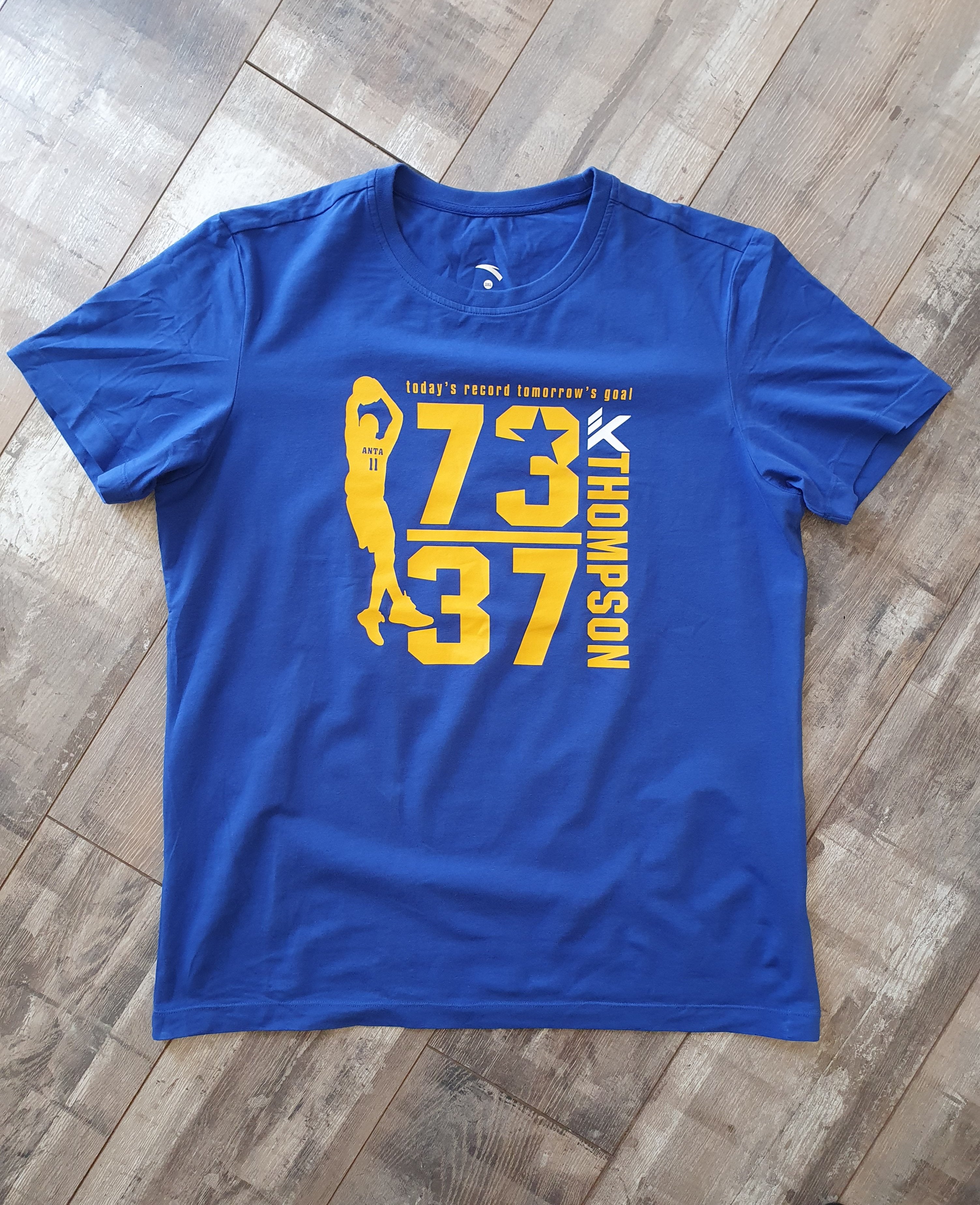 Anta Klay Thompson 73 Win T Shirt Size 3XL fits like a Size Large The Throwback Store