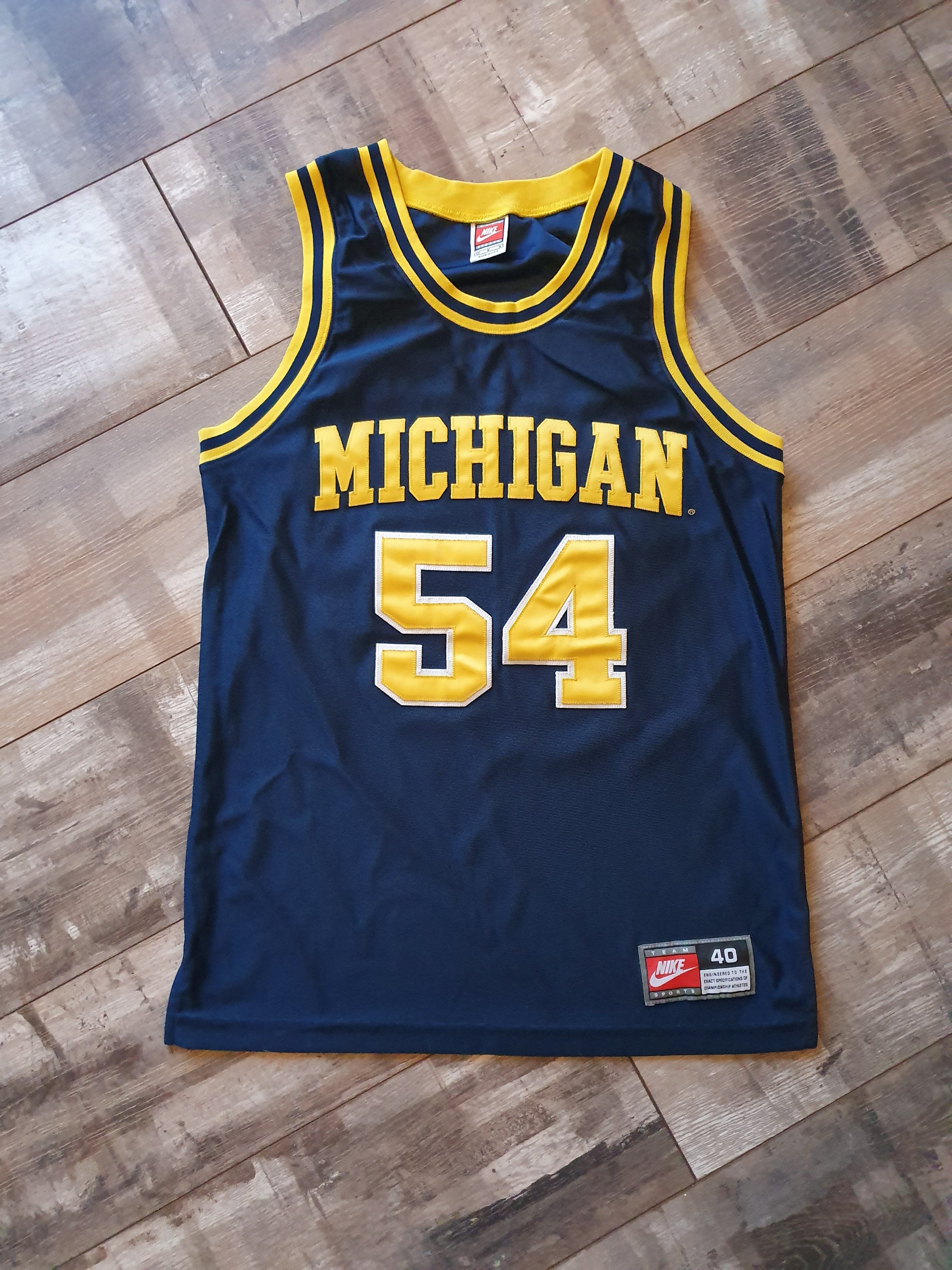 Shops Throwback Authentic Michigan Jersey