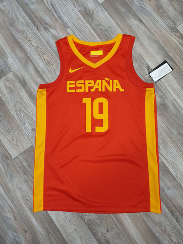 Spain Basketball Sample Jersey Size Medium