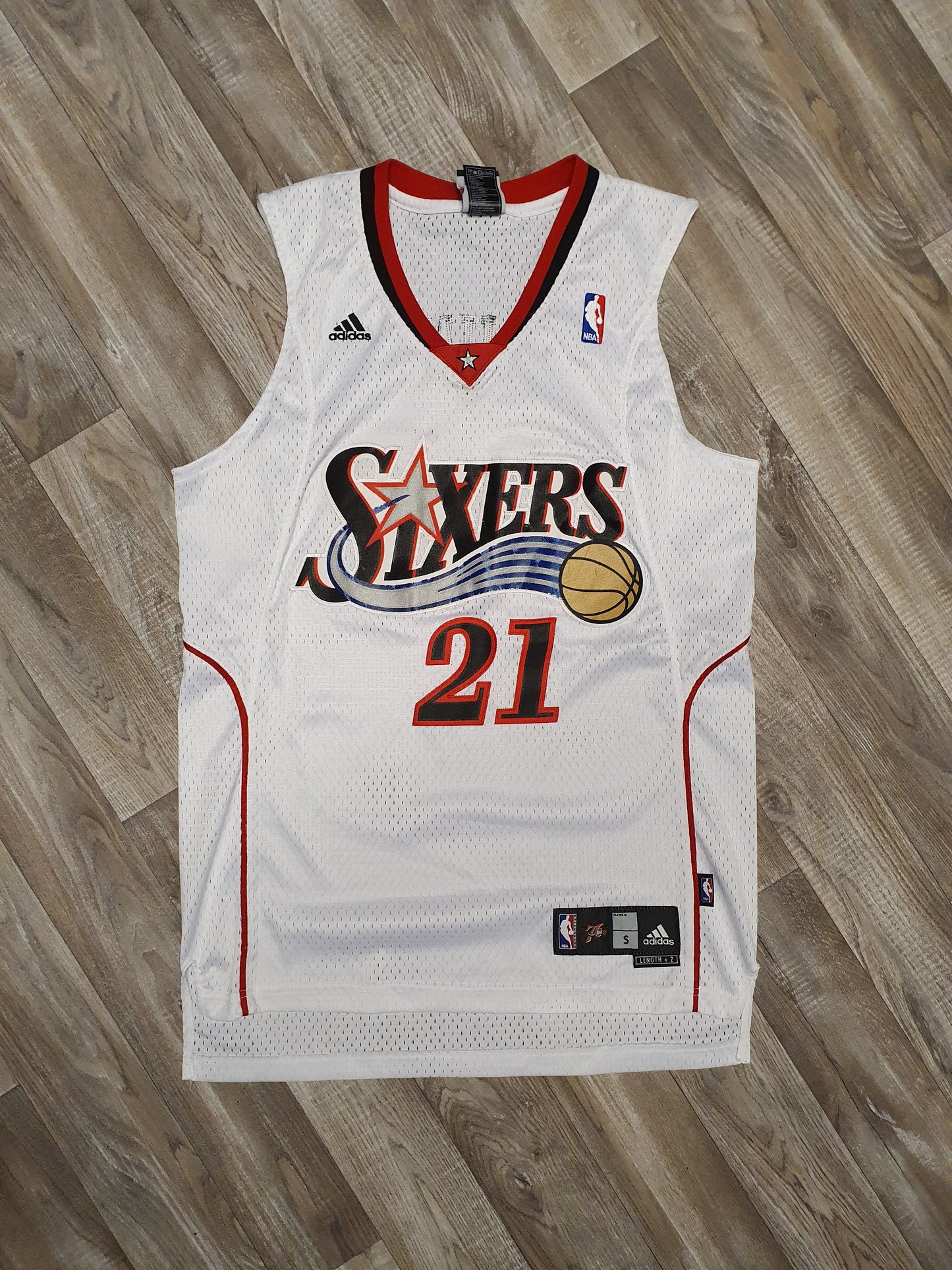 Thaddeus Young Philadelphia 76ers Jersey Size Small